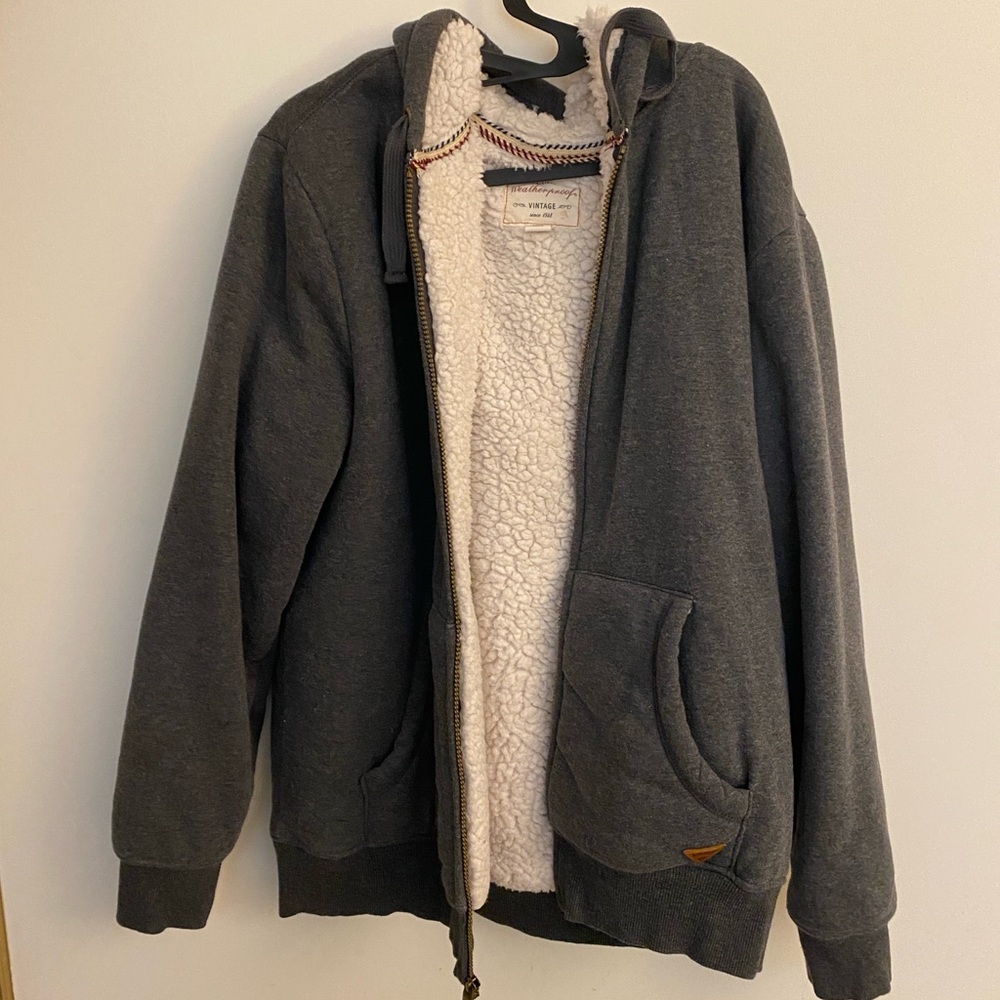 Weatherproof zip up hoodie L